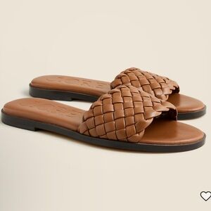 J. Crew Georgina Woven Leather Sandals